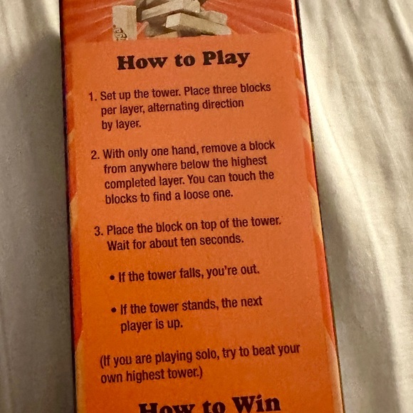 Jenga portable game ages 6+ NWOT - Picture 6 of 12